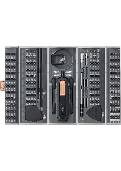 Jakemy Mini Container JM-8192 180 In 1 Torx Hassas Tornavida Seti