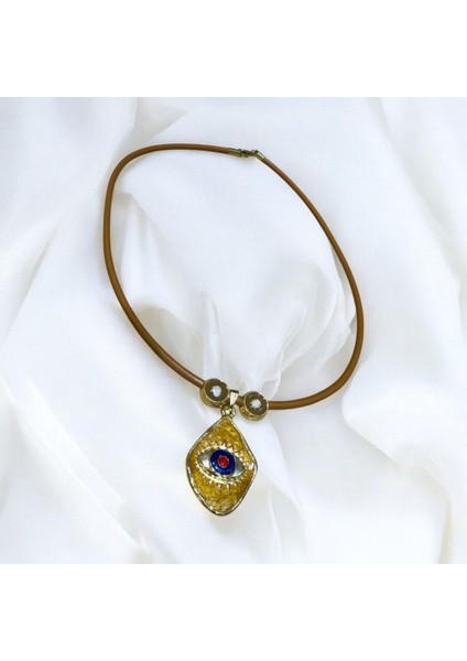 Bohem Hardal Nazar Boncuğu Kolye, Özel Tasarım Hediyelik Kolye fiyatları