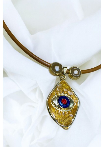 Bohem Hardal Nazar Boncuğu Kolye, Özel Tasarım Hediyelik Kolye modelleri