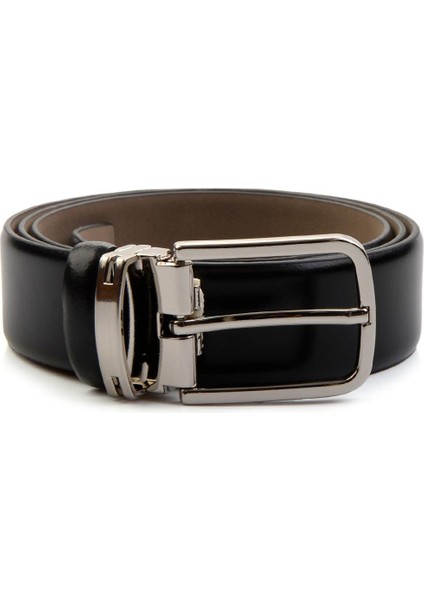 Siyah Leather Erkek Kemer U08657099103