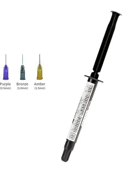 Mechanic Pcb ve Bga Için Uv Lehim Maskesi Siyah 3 cc