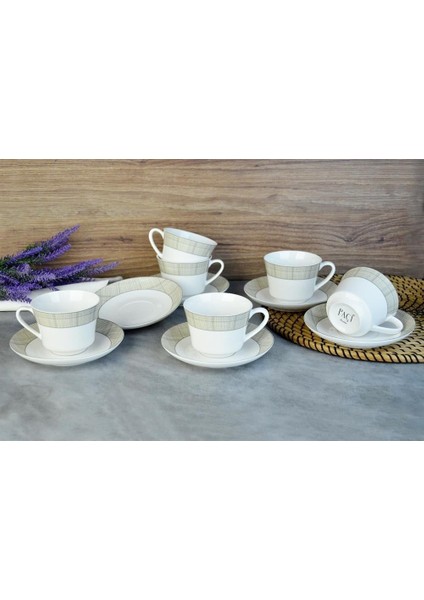 Paçi Laura 6 Kişilik Porselen Fincan Takımı 270CC