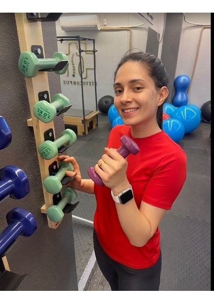 Vinly Dumbel Standı Ahşap fırsatları