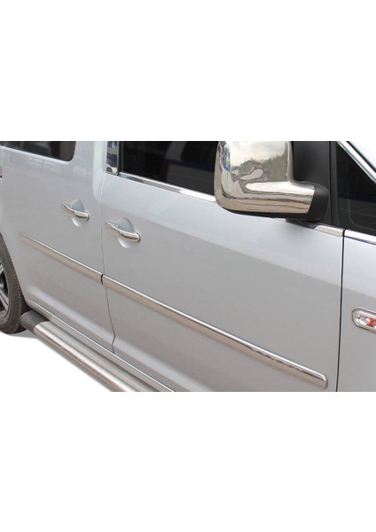 Volkswagen Caddy Uyumlu 2010-2014 Krom Yan Kapı Çıtası 4 Parça Paslanmaz Çelik fiyatları