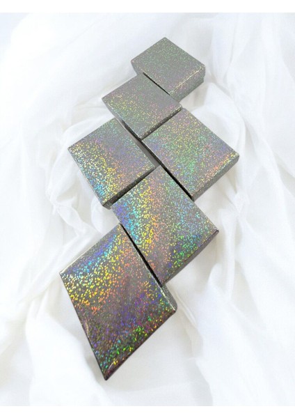 Parlak 6 Lı Süngerli Takı Kutusu, Hediyelik Karton Mini Kutu modelleri