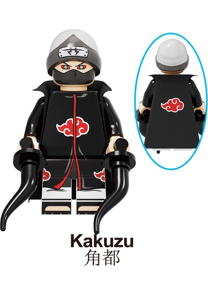 Naruto Yapı Taşları Minifigure Küçük Parçacık Takılabilir Bebek Oyuncak Çantası (Yurt Dışından)