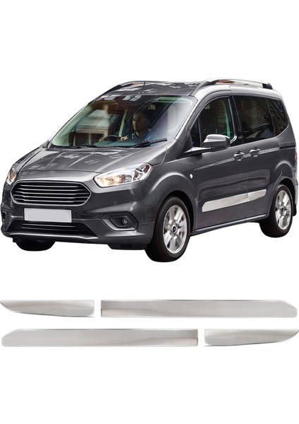 Ford Tourneo Courier 2014> Yan Kapı Çıtası 4 Prç. P.çelik fiyatları