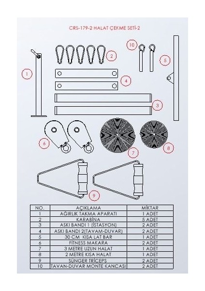 Halat Çekme Seti-2 modelleri