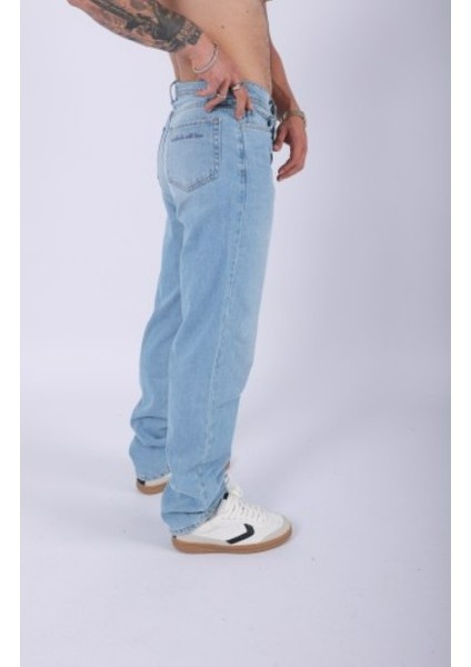 Baggy Erkek Mavi Kot Pantolon