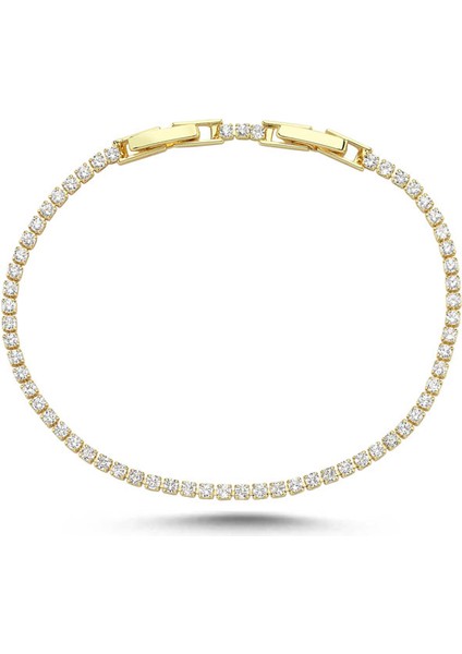 2mm 14K Rengi Su Yolu Bileklik