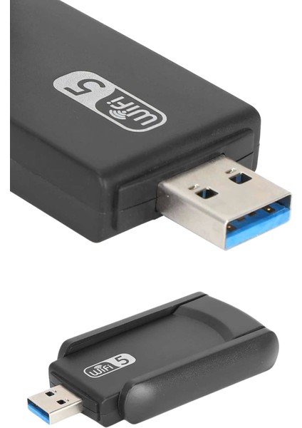 Wifi Adaptörü Bt5.0 Wifi 2'si Bir Arada Çift Bantlı Çift Anten