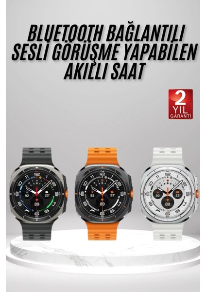 Akıllı Saat Amoled Ekran Bluetooth Bağlantılı Sağlık Takibi Gps Uyumlu