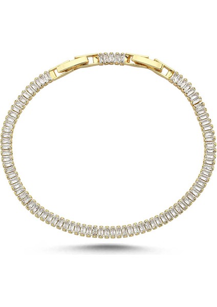4mm 14K Rengi Baget Bileklik Kadınlar İçin Şık Tasarım ve Zarafet fiyatları