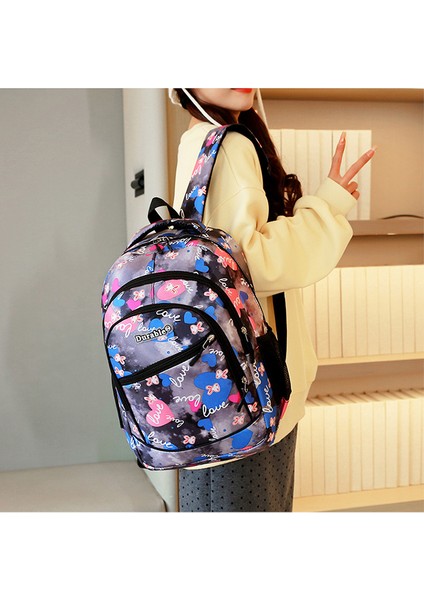 2 Parçalı Set Büyük Kapasiteli Ortaokul Öğrencisi Okul Çantası Öğle Yemeği Çantası (Yurt Dışından) indirimleri
