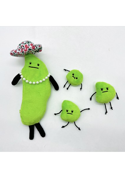 Edamame Aile Peluş Gizli Tatil Bezelye Bebek (Yurt Dışından)