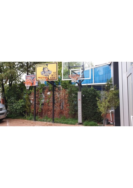 Tek Direkli Yükseklik Ayarlı Basketbol Potası Basic Model Sabit Çember Dijital PANYA(100*150) fiyatları