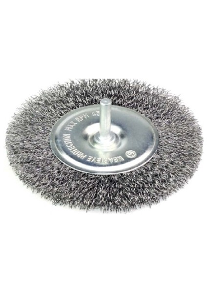 PT03035 75*6mm Gri Telli Pimli Daire Fırça