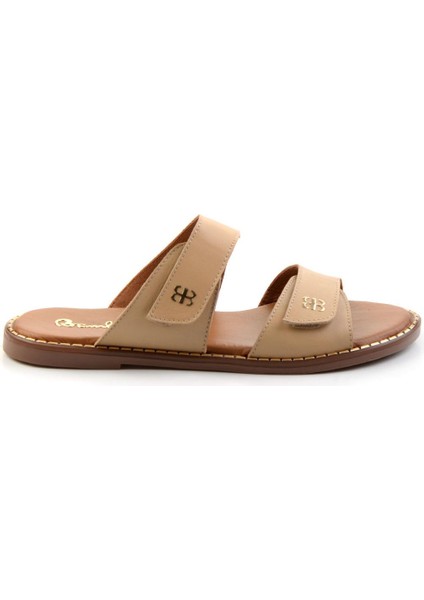 Nude Leather Kadın Terlik K04073102003