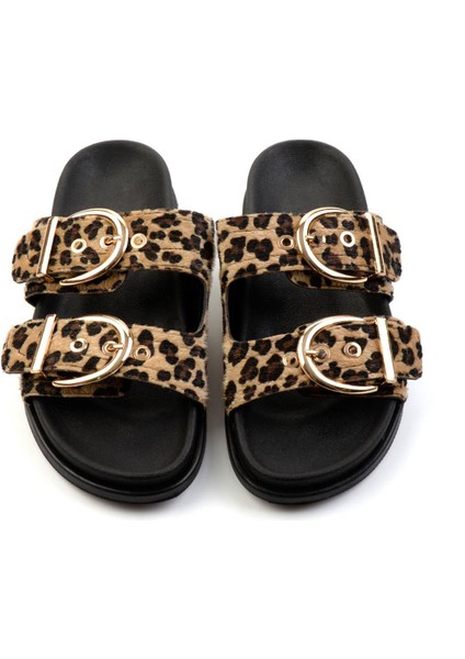 Leopar Kadın Terlik K04503063104 fiyatları