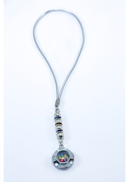 Renkli Sevgi ve Çiçek Çarkı Araba Dikiz Ayna Süsü, Yeni Araba Hediyesi