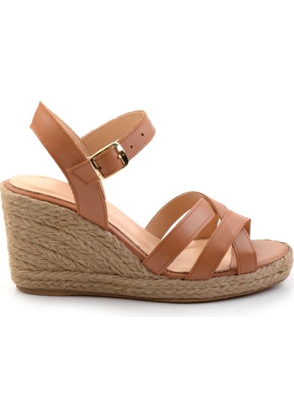 Taba Leather Kadın Sandalet K05718071303