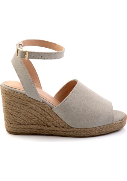 Bej Leather Kadın Sandalet K05718071101