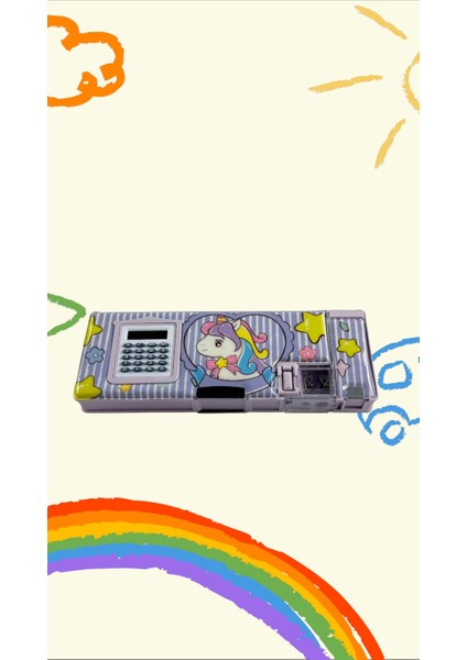 Unıck Color Unicorn Hesap Makineli Fonksiyonel Kalem Kutusu fiyatları