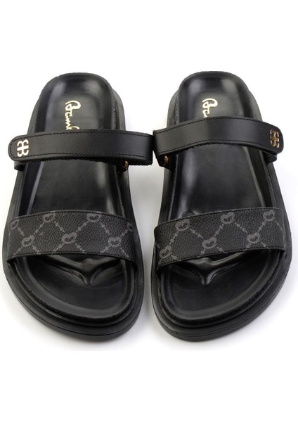 Siyah Leather Kadın Terlik K04666014003 fiyatları