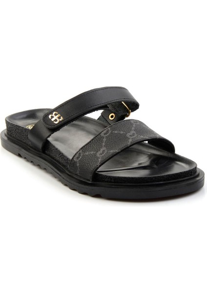 Siyah Leather Kadın Terlik K04666014003 modelleri