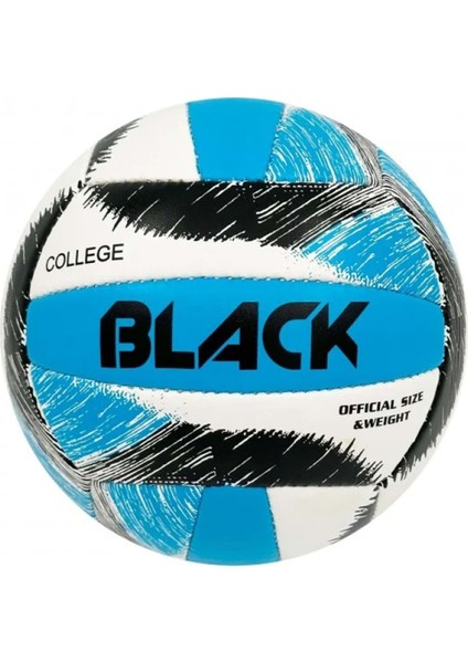 College Voleybol Topu - Siyah-Mavi - Std