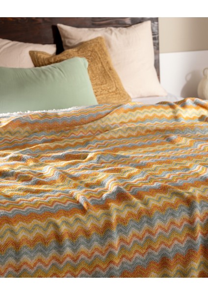 Blasimon Çift Kişilik Pamuklu Yatak Örtüsü - Renkli indirimleri