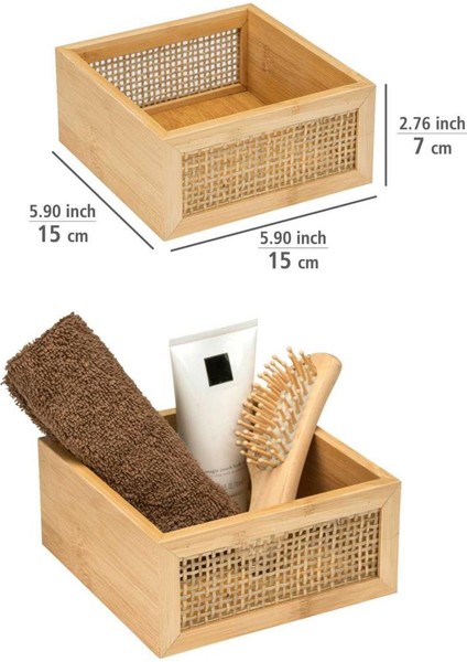 Wenko Boho Tarzında Doğal, Banyo Rafı Makyaj Fırçaları, Tıraş Aksesuarları, Tırnak Törpüleri fiyatları