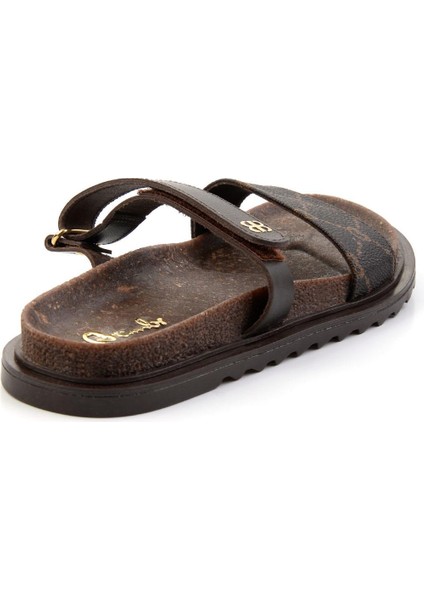 Kahve Leather Kadın Terlik Hakiki Deri Konforlu Tasarım Düz Taban fırsatları