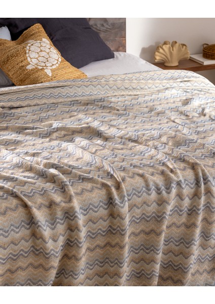 Blasimon Çift Kişilik Pamuklu Yatak Örtüsü - Açık Mavi modelleri