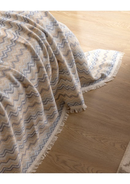 Blasimon Çift Kişilik Pamuklu Yatak Örtüsü - Açık Mavi fırsatları