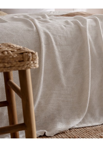 Blesse Çift Kişilik Pamuklu Yatak Örtüsü - Gri fırsatları