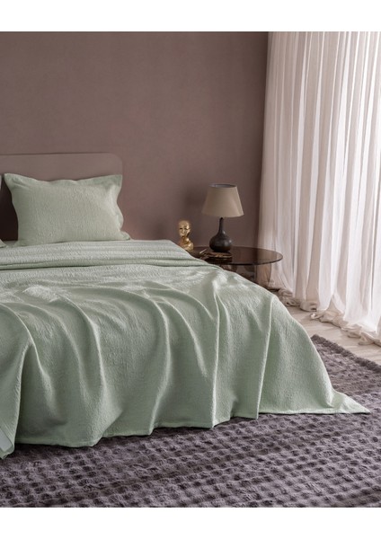 Labenne Çift Kişilik Yatak Örtüsü - Mint Yeşili fiyatları
