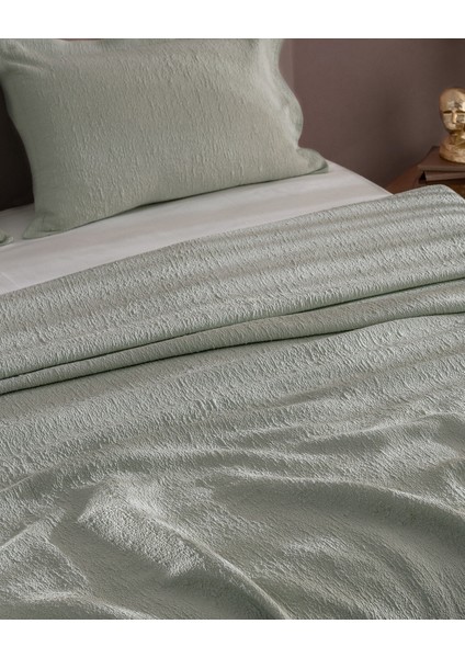 Labenne Çift Kişilik Yatak Örtüsü - Mint Yeşili fırsatları