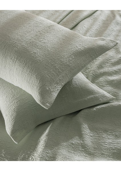 Labenne Çift Kişilik Yatak Örtüsü - Mint Yeşili