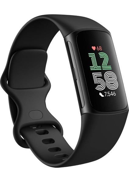 Google Fitbit Charge 6 Aktivite Tracker - 7 Gün Pil Ömrü, 50M Su Geçirmez, Gps, Kalp Atış Hızı, Uyku Takibi, 6 Ay Premium Hediye