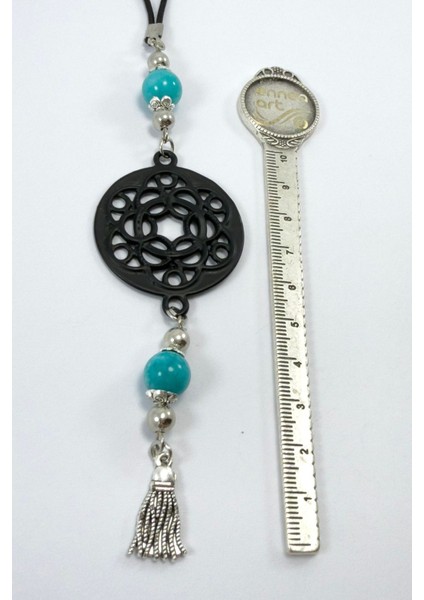 Turkuaz Doğal Taşlı Yaşam Çiçeği Araba Dikiz Ayna Süsü, Yeni Araba Hediyesi fırsatları