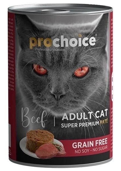 Pro Choice Adult Biftekli Yetişkin Konserve Kedi Maması 400 gr