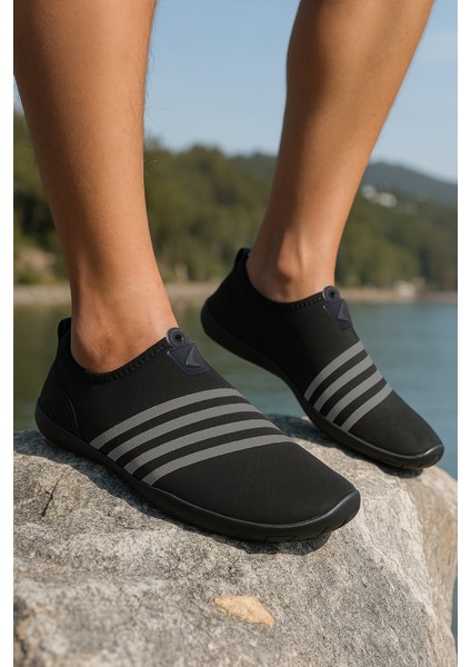 Enigma Black Grey Deniz ve Plaj Ayakkabısı