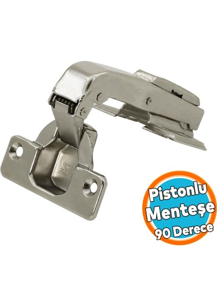 Frenli Dolap Kapak Menteşesi 90 Derece Pistonlu Tas Menteşe