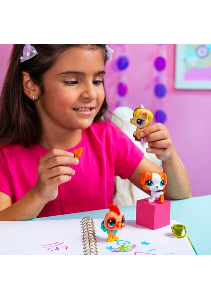 Minişler 3’lü Figür Seti S3 - 163&AMP;164&AMP;165 At, Horoz ve Yavru Köpek