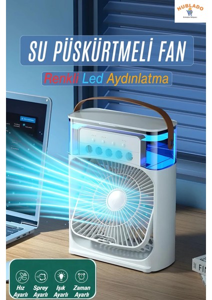 Kablolu Vantilatör Masaüstü Süper Sessiz Fan Su Püskürtmeli Mini El Mf Hava Serinletici Nemlendirici fiyatları