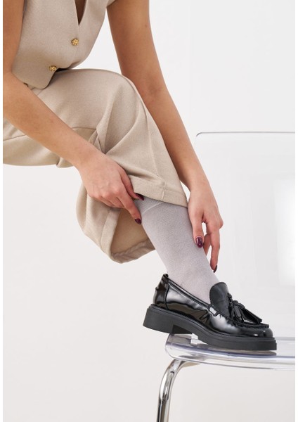 2'li Gri, Füme Viskon Kadın Soket Çorap fırsatları