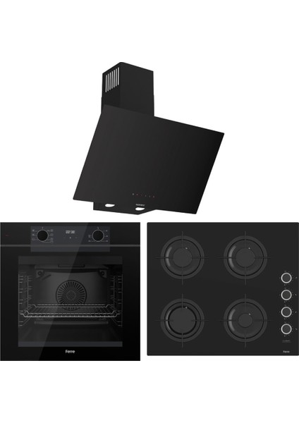 Fryart Artline QEP63CS - CS205-FA - D077-SA 7 Prog. Dijital Turbo Ank. Set - Siyah