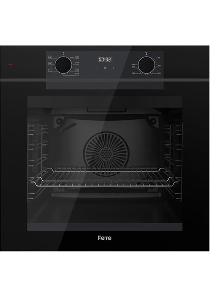 Fryart Artline QEP63CS - CS205-FA - D077-SA 7 Prog. Dijital Turbo Ank. Set - Siyah