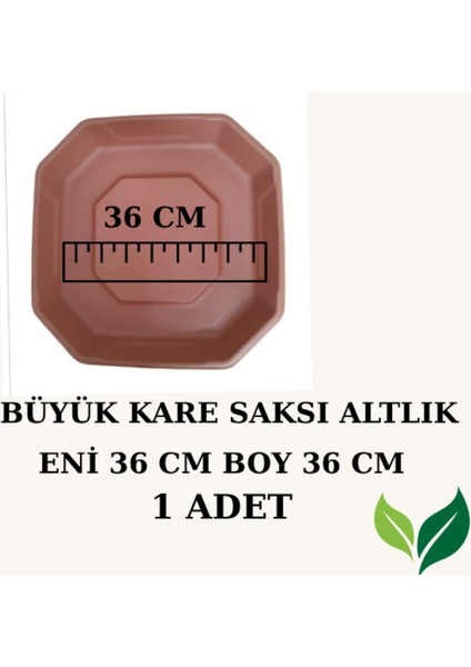 Saksı Altlık Kare Büyük Boy -1 Adet